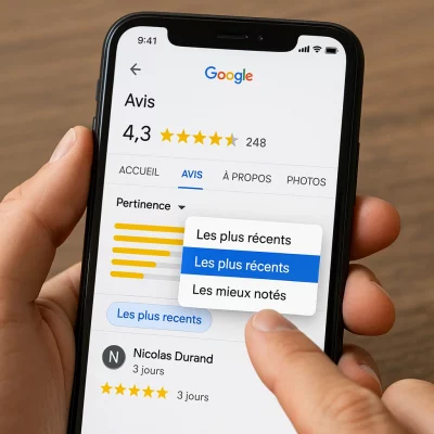 ตัวอย่างโปรไฟล์ Google My Business ที่มีรีวิวเชิงบวก