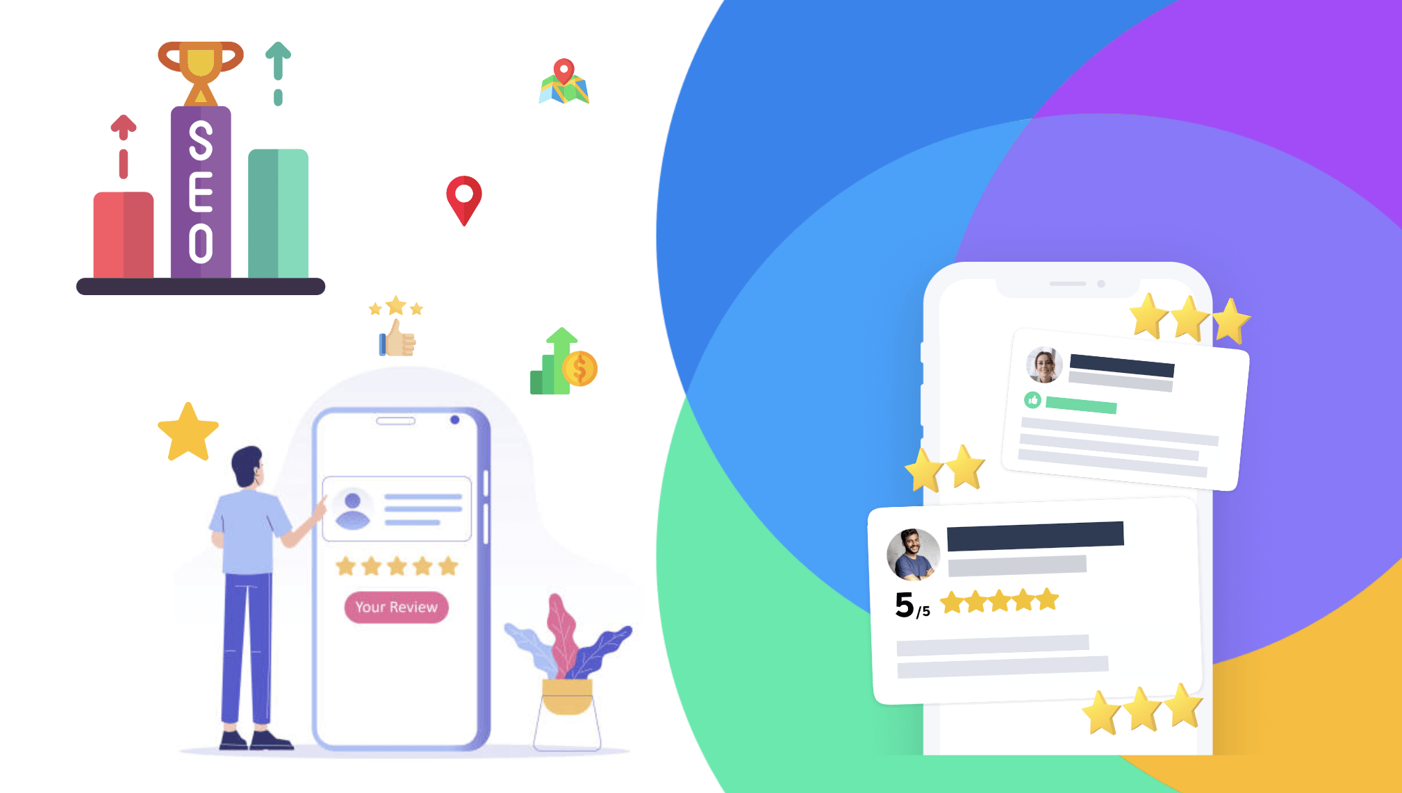 แดชบอร์ดจัดการรีวิว Google My Business